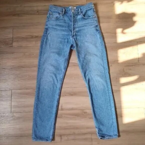 AGOLDE Nico High Rise Slim Fit Jeans Embark 26W - Picture 2 of 6